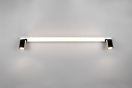 Trio lighting wandlamp Enrico led, 2-lichts chroom 90 cm.