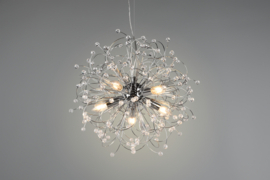 Trio lighting hanglamp Gloria, chroom 55 cm