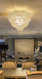 Light trend plafondlamp Crystal, goud 80 cm