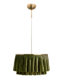 By Rydéns Ophelia hanglamp Ø40 cm messing/groen