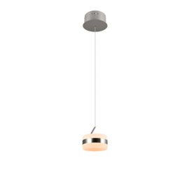 Trio lighting  hanglamp Dios led, 1-lichts mat nikkel