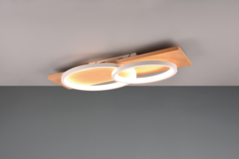 Trio lighting plafondlamp Barca led, wit incl. afstandsbediening 75 cm