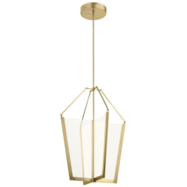 Elstead lighting hanglamp Calters led, gold 52,8 cm