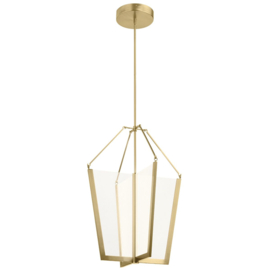 Hanglamp Calters led, gold 52,8 cm
