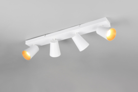 Trio lighting plafondspot Sharp, 4-lichts wit