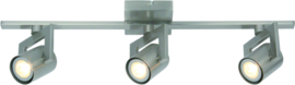 Freelight plafondspot  Valvo led, 3-lichts mat nikkel