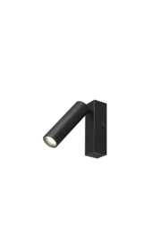 Trio lighting plafondspot  Ambala led, 1-lichts zwart incl. switch dimmer