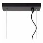 Lucide hanglamp Dikra,  zwart ovaal