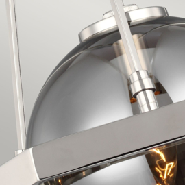 Elstead lighting hanglamp Harper, 1-lichts smoke glas
