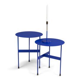 Spinder design Bijzettafel Mira high, ultramarina