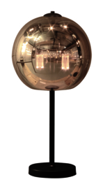 Freelight tafellamp Visiera, zwart met smoke glas
