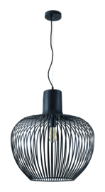 Freelight hanglamp Arraffone, zwart 55 cm