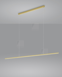 Helestra hanglamp Loopy led, mat goud