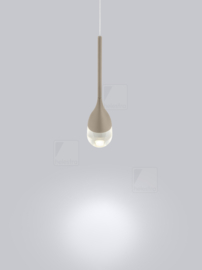 Helestra hanglamp Endo led 7-lichts, ciffee (bruin)