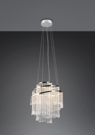 Trio lighting hanglamp Pomp, chroom incl. switch dimmer
