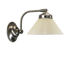 Old timerlight wandlamp Dakkap, ivoor glans