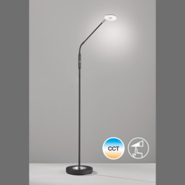 Fischer & Honsel vloerlamp Dent led, mat zwart