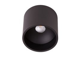 Plafondspot BC0001BB led, 1-lichts mat zwart