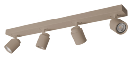Freelight plafondspot  Razza, 4-lichts mat creme