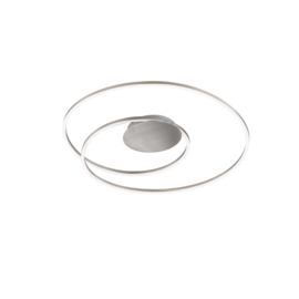 Fischer & Honsel plafondlamp Holy led, mat nikkel 49 cm