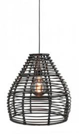 Top licht. hanglamp Bolzano, small black 45 cm