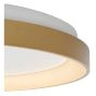 Lucide plafondlamp Vidal led, mat goud-messing 48 cm