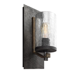 Elstead Lighting wandlamp Angelo, met smoke glas