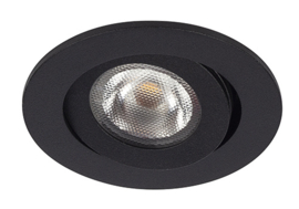 Plafondspot  inbouw BR0042B led, zwart incl. driver IP44