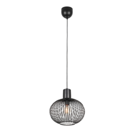 Trio lighting hanglamp zwart 33 cm