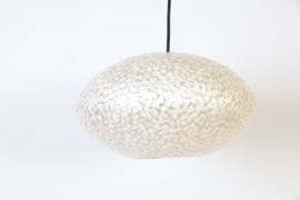 WF Light hanglamp Apollo, wit parlemoer