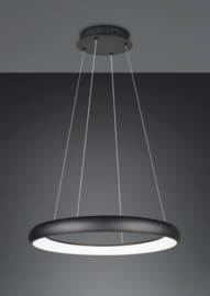 Trio lighting hanglamp Cardona led, zwart 75 cm incl. switch dimmer