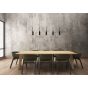 Lucide hanglamp Tubule led, 5-lichts zwart