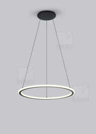 Helestra  hanglamp Sao led, 62 cm zwart