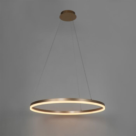 Qazqa hanglamp Anello led, goud incl. switch dimmer