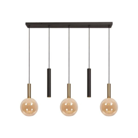 Lucide JOSIANE - Hanglamp - 3xG9 - Zwart