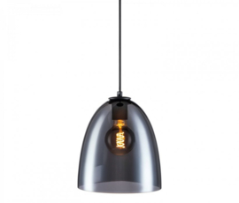 Toplicht hanglamp Savoy 3 lights black + smoke glass Marina