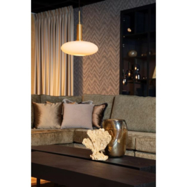 Lucide hanglamp Singala, 1-lichts mat goud/messing 55 cm