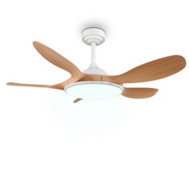 Trio lighting plafond ventilator Flen led, incl. remote