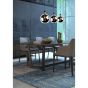 Lucide hanglamp Julius, 3-lichts rookglas