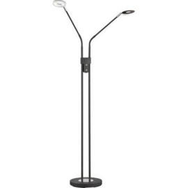 Fischer & Honsel vloerlamp Dent led, 2-delig zwart