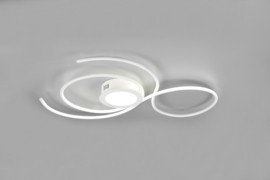 Trio lighting plafondlamp Jive led, wit incl. afstandsbediening