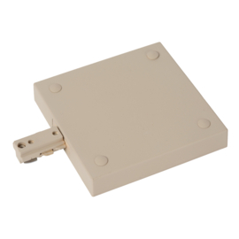 Lucide TRACK Startvoeding - 1-fase Railsysteem / Railverlichting - Enkel/Dubbel -Taupe