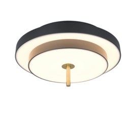 Trio lighting plafondlamp Keaton led,  zwart