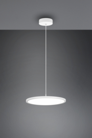 Trio lighting hanglamp Tray led, 1-lichts mat wit 40 cm