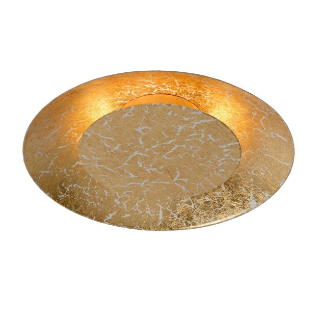 Lucide plafondlamp Foskal led, messing 21,5 cm