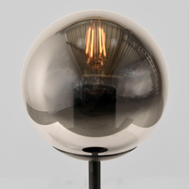 Label 51 tafellamp Fumo, zwart met smoke glas