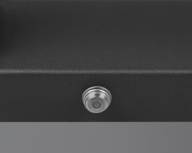 Trio lighting wandlamp Fabrizio led, zwart 50 cm IP44