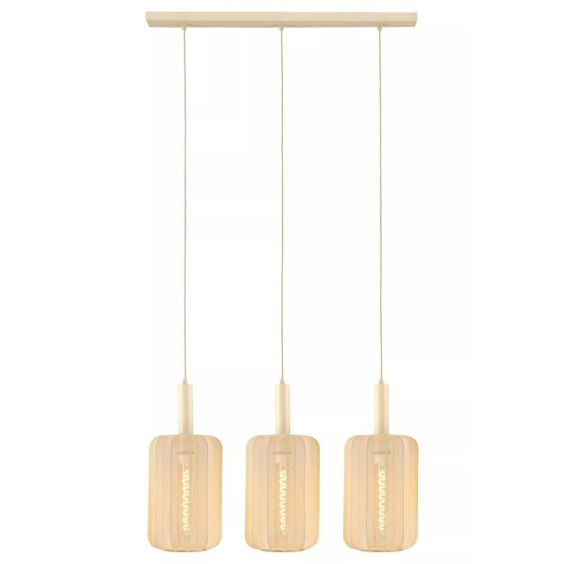Lucide hanglamp Corina, 3-lichts beige