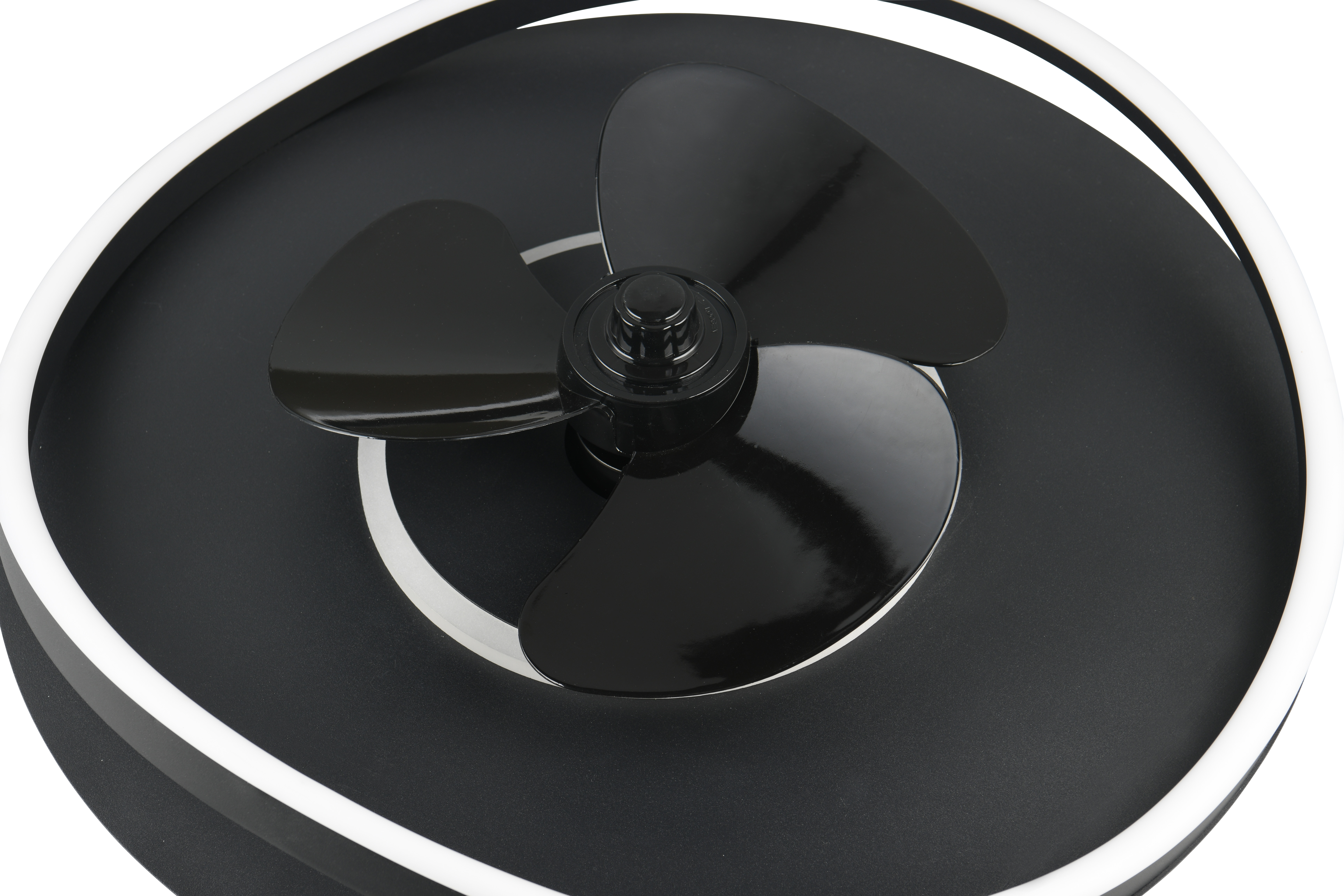 Trio lighting plafond ventilator Stockholm led, zwart