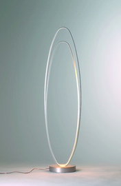 Bopp leuchten vloerlamp Flair led, mat nikkel inl. touchdimmer